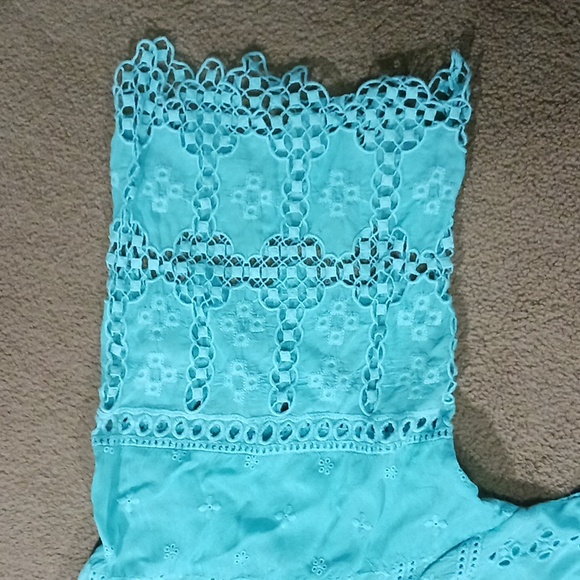 Johnny Was Eyelet Lace Tunic Top 2X - Picture 3 of 9